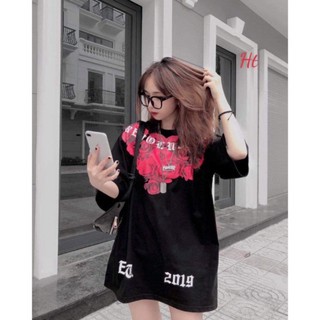 Áo phông hoa hồng đỏ nh555
