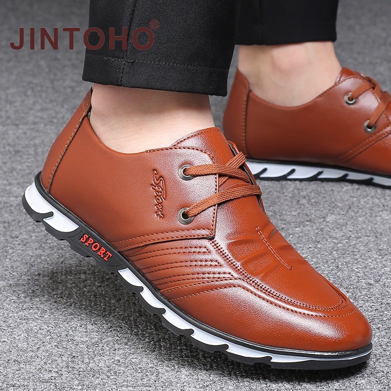 Giày da có lỗ thời trang nam