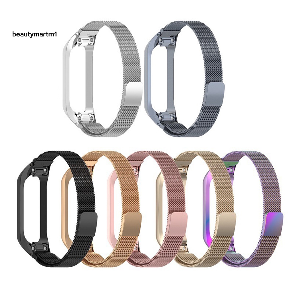 Dây Đeo Thay Thế Bằng Thép Không Gỉ 12mm Thân Thiện Với Da Beautymartm1 Cho Đồng Hồ Samsung Galaxy Fit 2 SM-R220