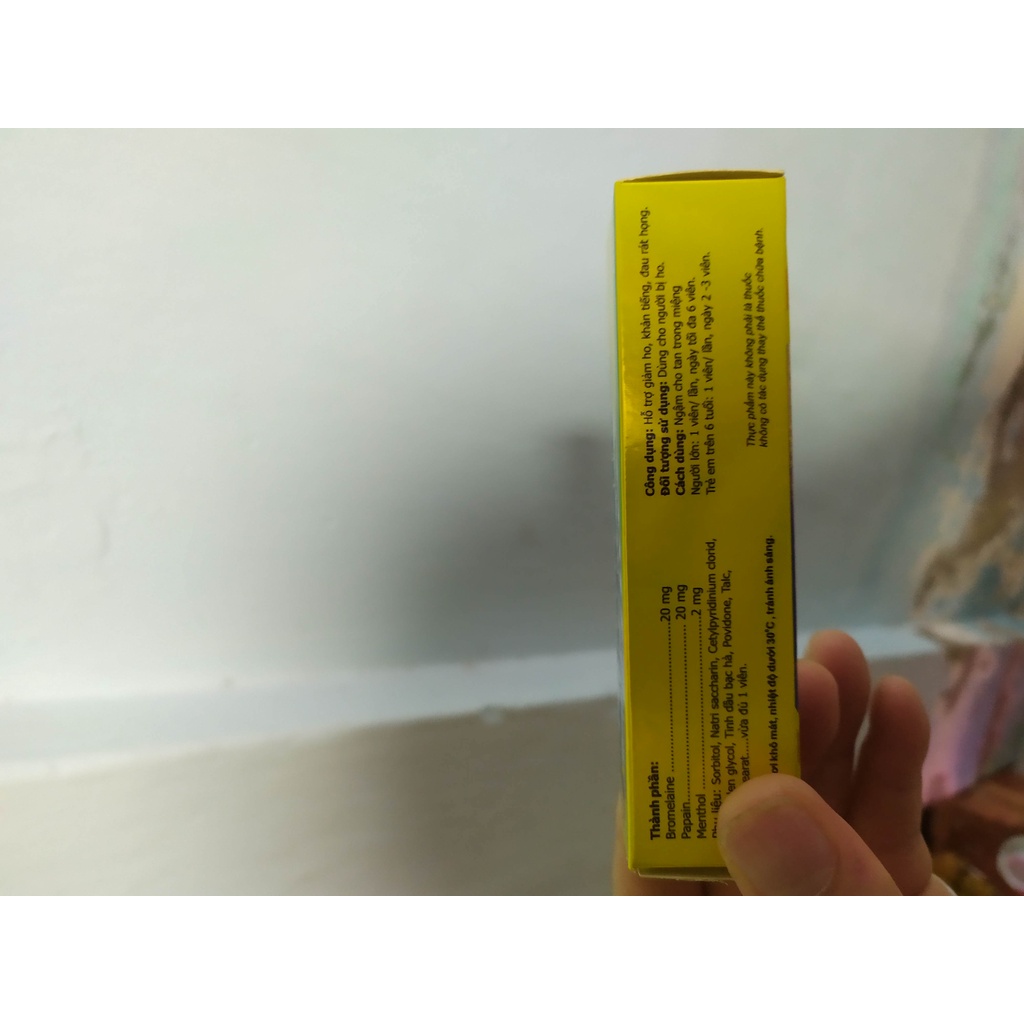 Painpaine Benben Viên ngậm giai pháp cho viêm họng hạt, ngứa họng, ho rát họng kv tại họng diệt vi khuẩn