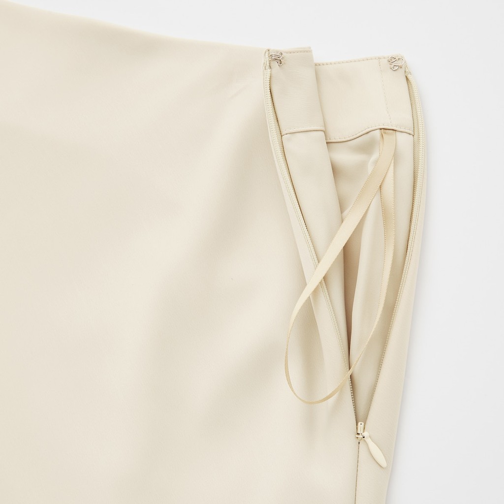 Chân váy dài chất vải lụa satin cao cấp Uniqlo 2 lớp cạp cao (cam kết hàng chuẩn auth) | BigBuy360 - bigbuy360.vn