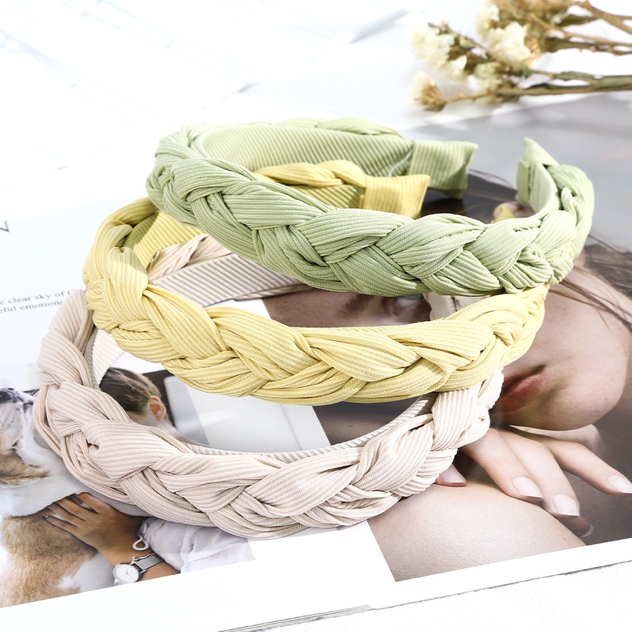 Cài tóc thiết kế thắt bím xinh xắn nhiều màu sắc tùy chọn