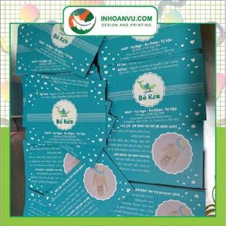 500 CARD VISIT IN THEO YÊU CẦU NGÀNH HÀNG THỜI TRANG MẸ VÀ BÉ, ĐỒ TRẺ EM