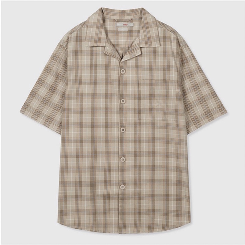 Áo sơ mi SPAO cổ Danton 100% cotton nhập chính hãng Hàn Quốc