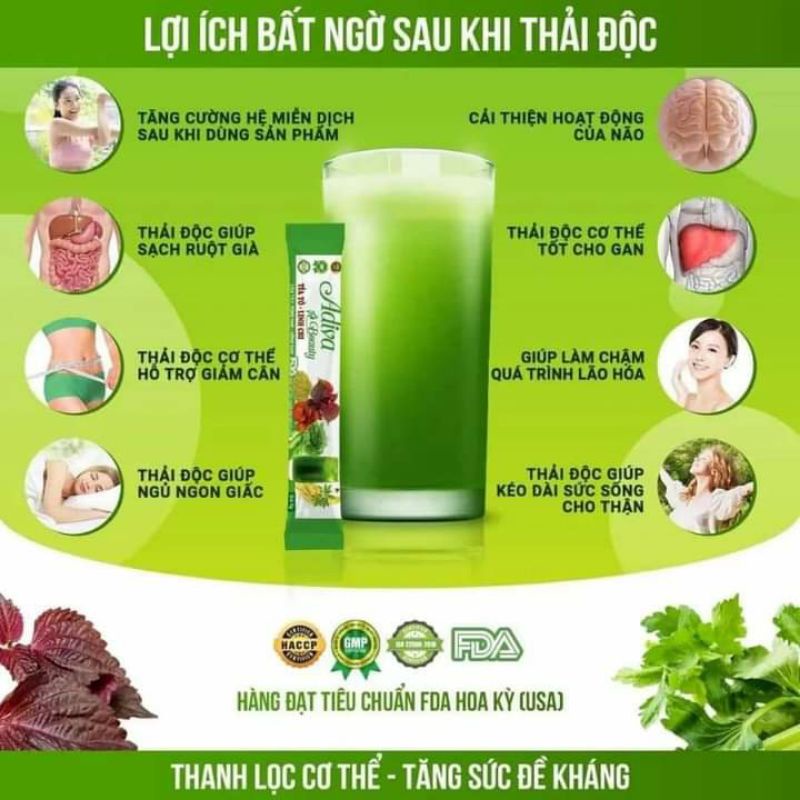 Adiva beauty tía tô linh chi 30 gói