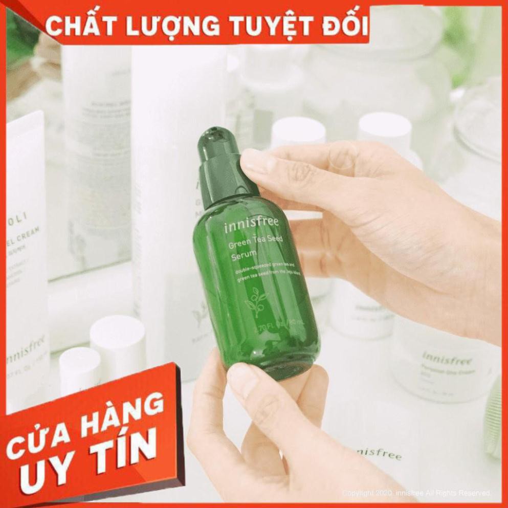 [ FREESHIP ] [ CHÍNH HÃNG ] - Serum innisfree Tinh chất dưỡng ẩm Green Tea Seed Trà Xanh Hàn Quốc 80ml