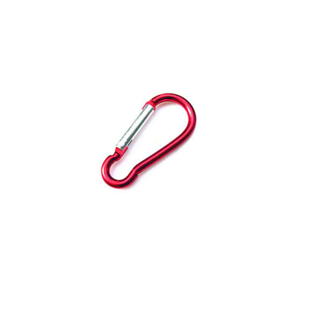 Bộ 5 móc khoá Carabiner chữ D bằng nhôm dùng cho hoạt động ngoài trời