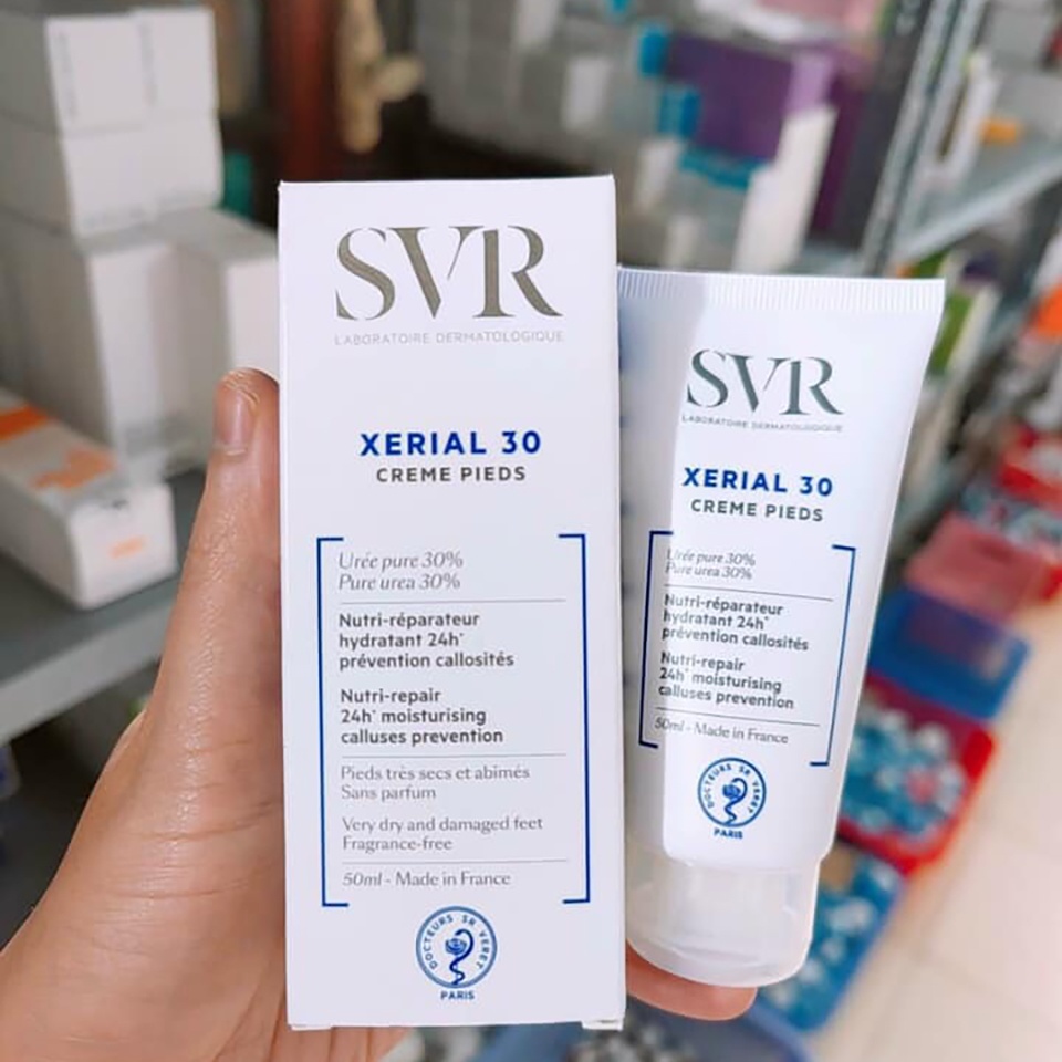 ✅ Kem Dưỡng Da Dưỡng Ẩm SVR Xerial 30 Creme Pieds 50ml - Kem Dưỡng Ẩm cho da rất khô, thô sần và nứt nẻ ở bàn chân