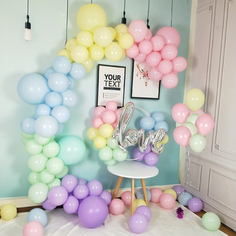 Bóng Paster size 24inh 5 quả chọn mầu trang trí Huy decor