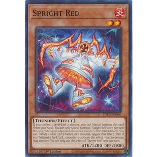 Thẻ bài yugioh spright red - pote-en006 - common 1st edition