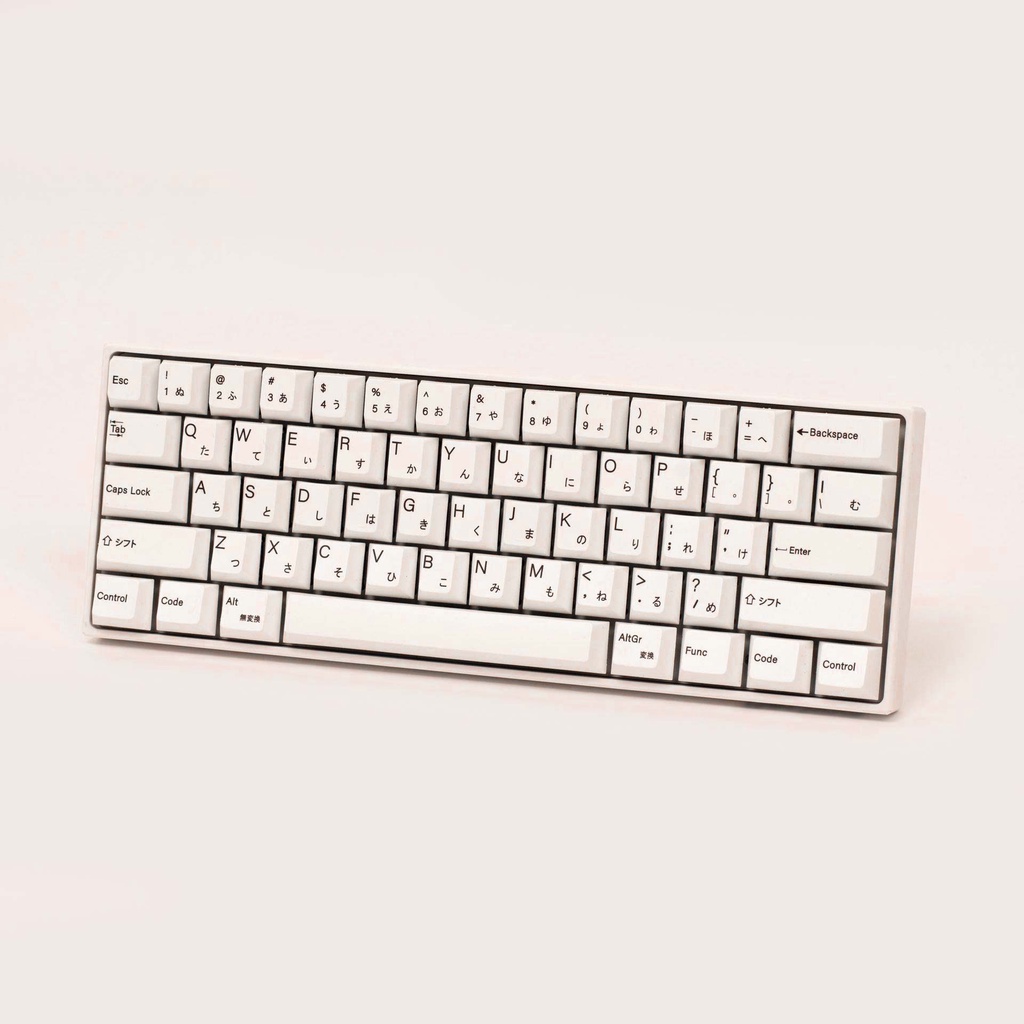 Keycap Simple White Cho Bàn Phím Cơ Chất Liệu PBT Profile Cherry In Dyesub 126 Phím | EZPC