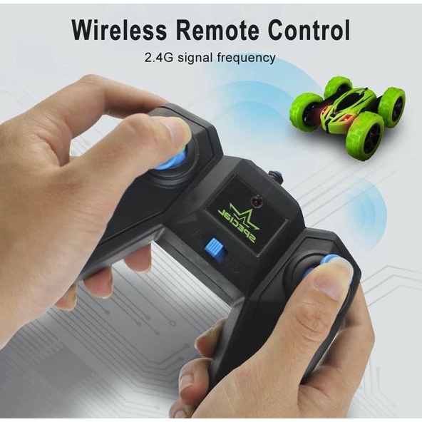 Xe nhào lộn điều khiển từ xa Stunt Car vượt mọi địa hình