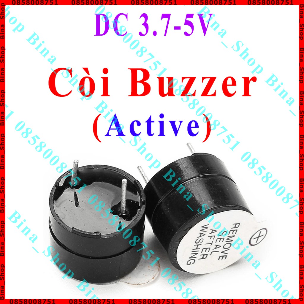 Còi Buzzer Active 3.7V-5V Còi báo DIY