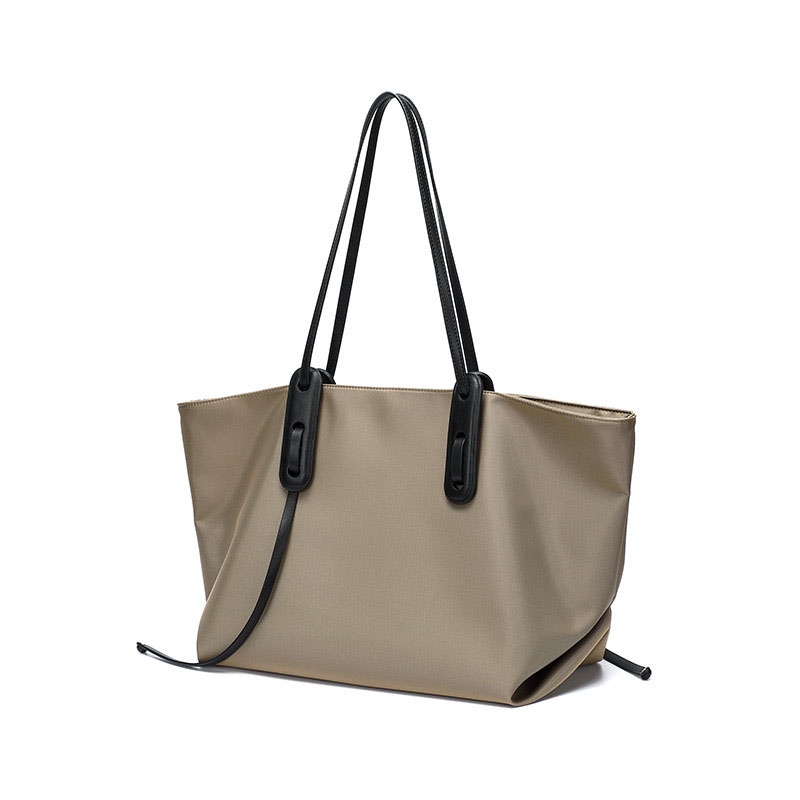Túi tote cầm tay sức chứa lớn bằng vải oxford đơn giản Ielgy cho nữ
