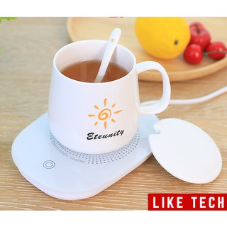  Bộ cốc điện cảm ứng thông minh giữ ấm dùng pha trà, pha sữa, cafe siêu tiện dụng