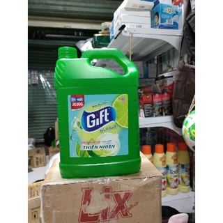 Nước rửa chén Gift trà chanh 3,8kg .