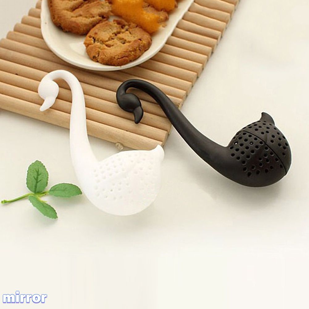 Dụng Cụ Lọc Trà Hình Thiên Nga Bằng Nhựa Thân Thiện Với Môi Trường