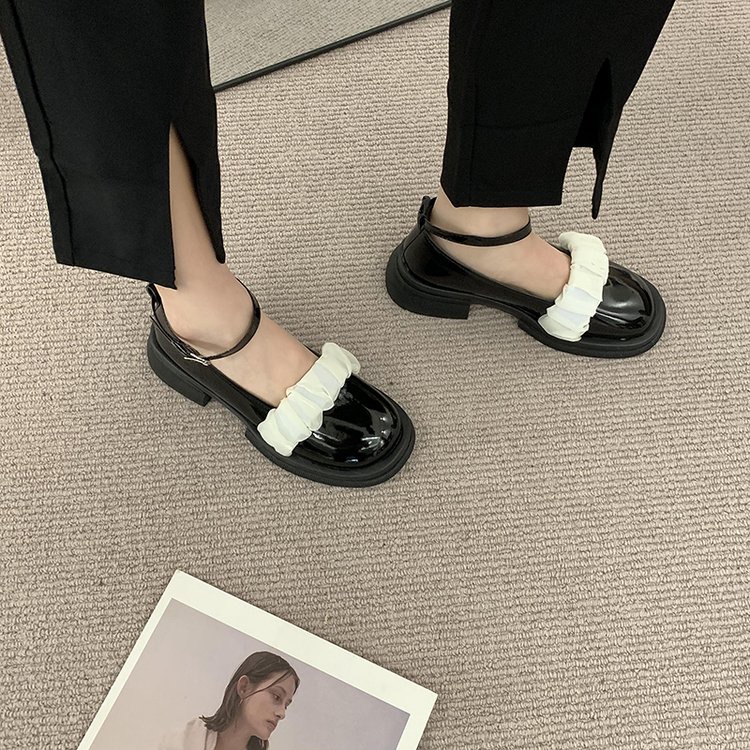 Giày Búp Bê Mũi Tròn Thiết Kế Mới Thoải Mái Thời Trang