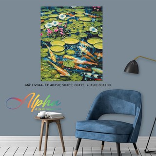 Tranh số hóa Alpha - Cửu ngư DV044