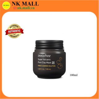 (Đủ bill) Mặt Nạ Đất Sét Innisfree Super Volcanic Pore Clay Mask 2X chính hãng