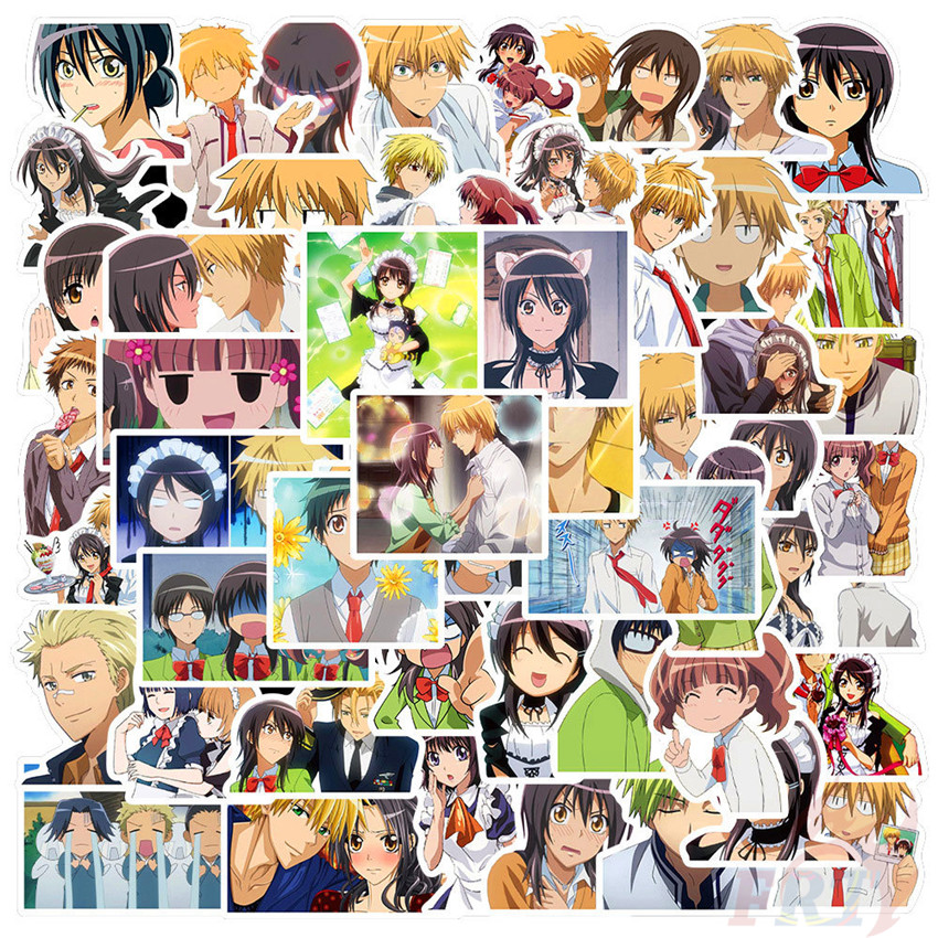 ❉ Kaichou Wa Maid-sama! - Series 02 Anime Ayuzawa Misaki Usui Takumi Stickers ❉ 50Pcs/Set DIY Fashion Luggage Laptop Skateboard Doodle Decals Stickers