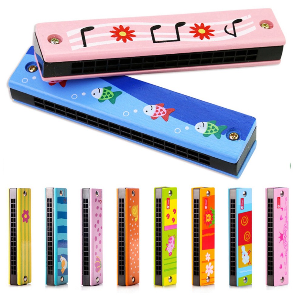 Kèn harmonica in họa tiết dễ thương cho trẻ em