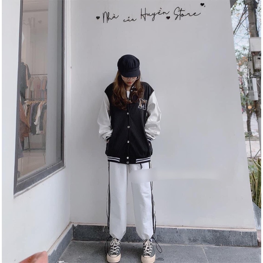 ❤FREE SHIP❤ HÀNG MỚI VỀ | Áo Nỉ Phối Tay Da Chữ M - Áo Nỉ Phối Tay Da Chữ M Chất Đẹp, Form Chuẩn | BigBuy360 - bigbuy360.vn