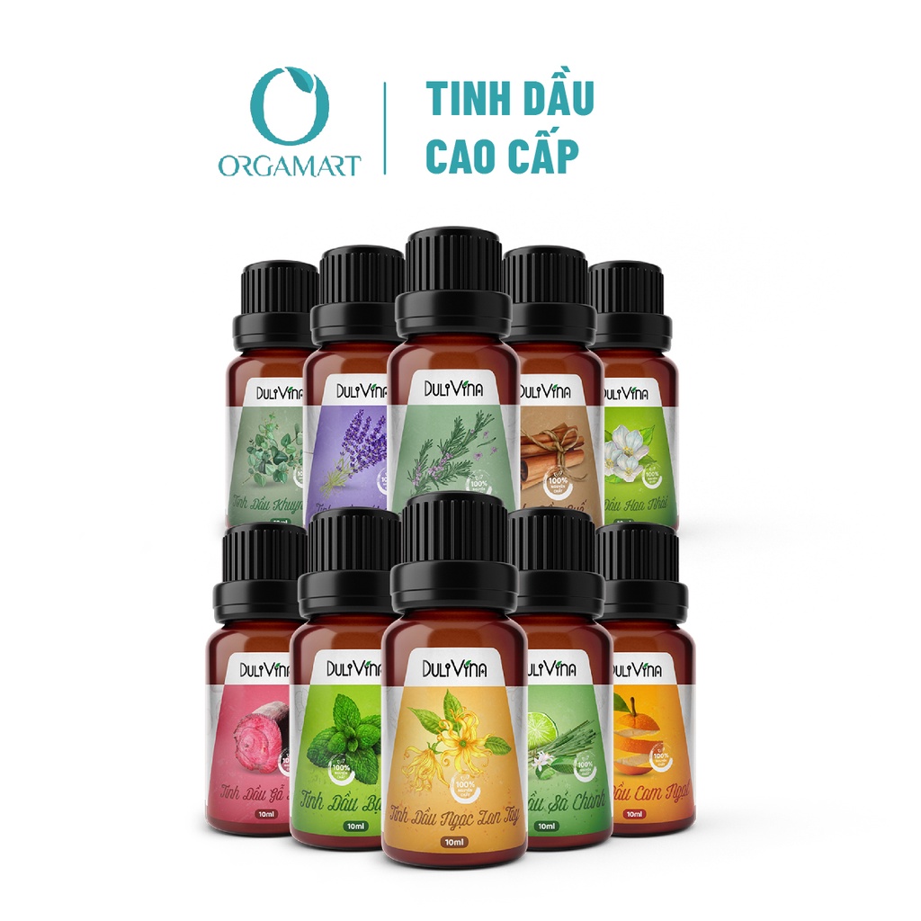 Tinh Dầu DuliVina Cao Cấp, Thiên Nhiên Nguyên Chất, Kiểm Nghiệm Chất Lượng Quatest 1 - Chai 10ml