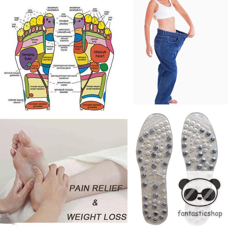 Miếng lót giày mát xa chân thông thoáng