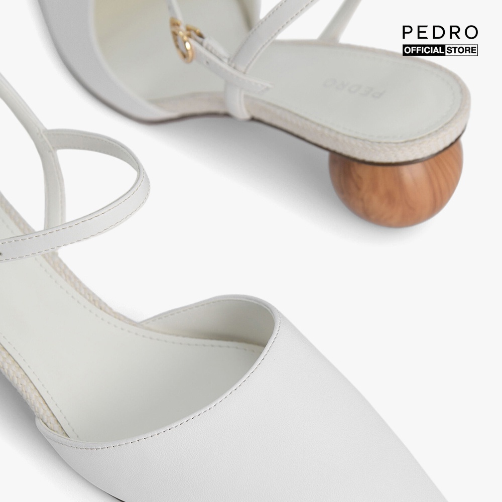 PEDRO - Giày cao gót mũi nhọn Leather Pointed Toe PW1-26480059-03