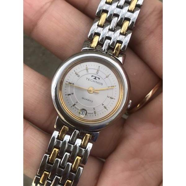 Đồng hồ nữ TECHNOS MÁY THUỴ SĨ HÀNG 2hand