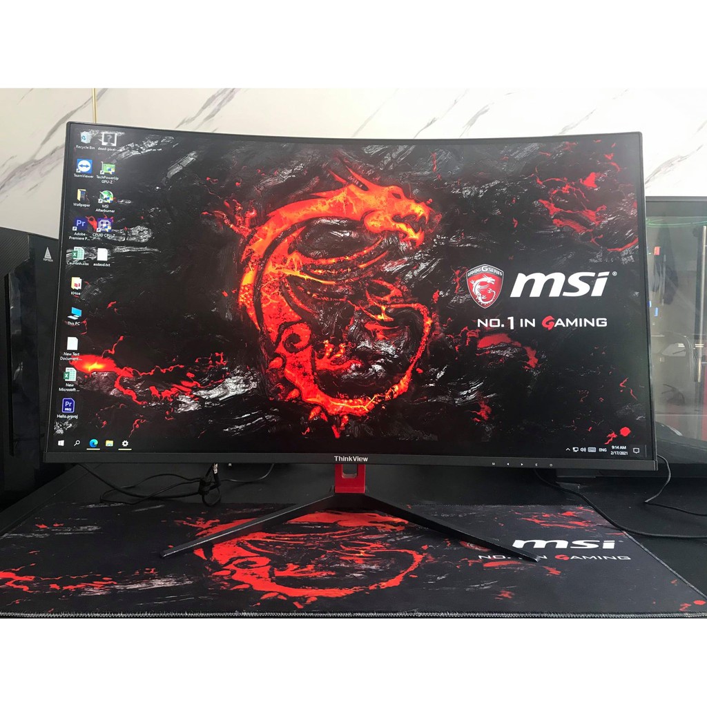 Màn hình LCD 32'' ThinkView NS32 FHD 165Hz Gaming Monitor Cong - 2ND