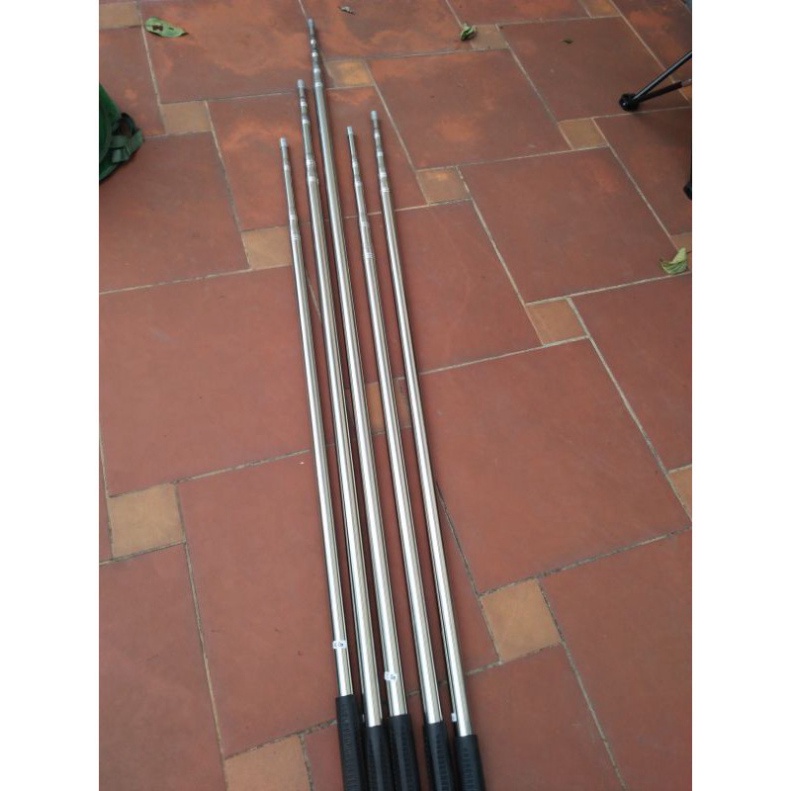 Giảm giá Có quà tặng đi kèm  Sào bẫy chim, sào cheo lồng chim, sào rút inox đa năng đủ size từ 1m7