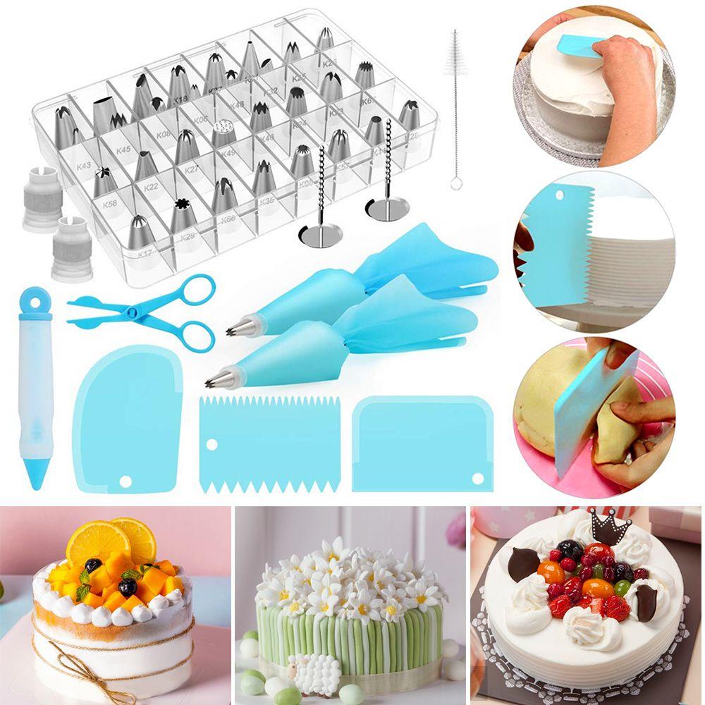 Bộ 42 Túi Silicone Đựng Kem Trang Trí Bánh Tiện Dụng