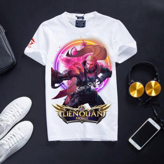 VHL Store [Đủ Size] Áo Liên Quân Mobile Cotton Màu Trắng Omar GV VHL Store