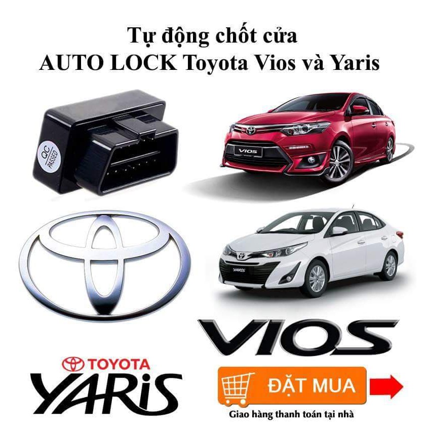 Chốt cửa tự động cho Xe Toyota- bảo hành 1 năm