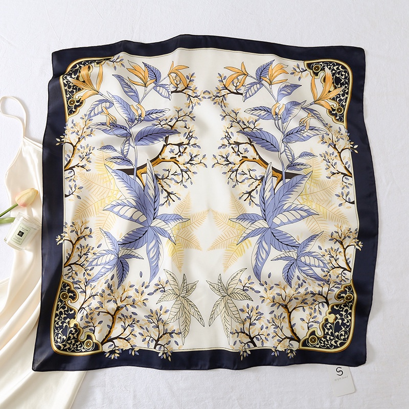 Khăn Choàng Cổ Vuông 70CM(27.5*27.5 Inches) WJ1026-37 Chất Liệu Lụa