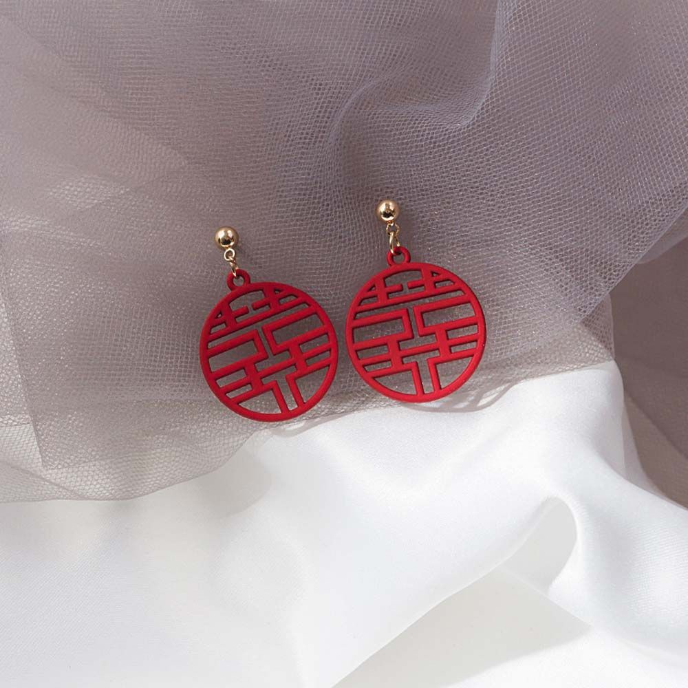 Bông tai dáng dài phong cách Trung Hoa lãng mạn dễ thương thời trang cho nữ