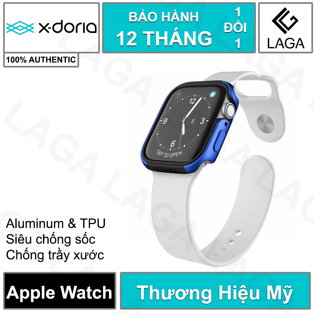 Ốp Vỏ Apple Watch 44mm / 40mm X-Doria Defense Edge Series 6/5/4/SE