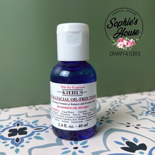 Nước hoa hồng Kiehls Ultra Facial Oil-free toner 40ml