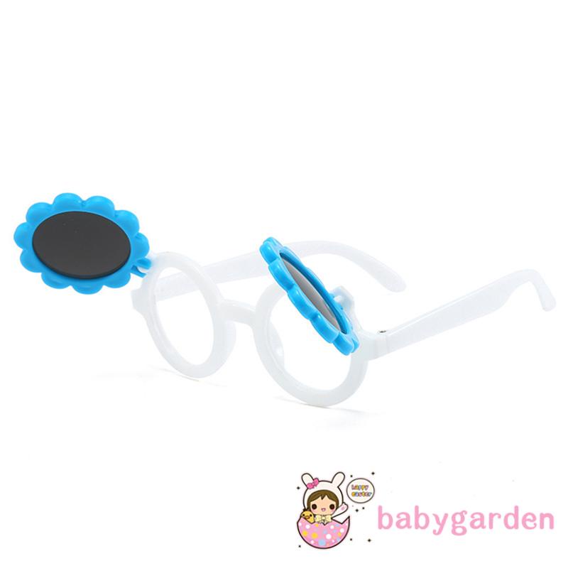 Kính mát chống tia UV họa tiết hoa hướng dương hoạt hình dành cho trẻ em