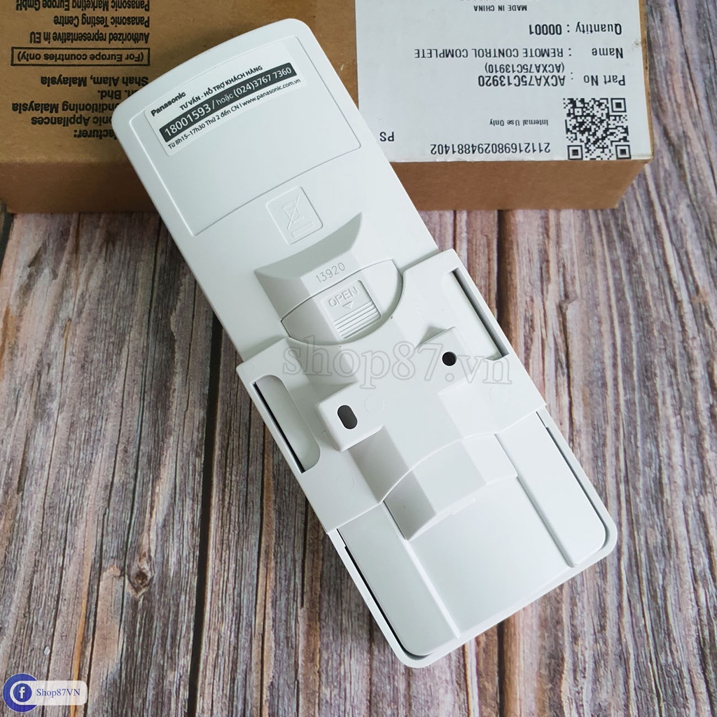 Điều khiển điều hòa Panasonic chính hãng 1 chiều i AUTO-X 13920