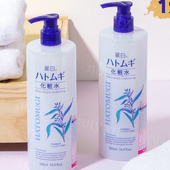 Nước Cân Bằng Da Hatomugi Moisturizing & Conditioning (500ml)