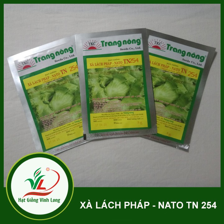 Hạt giống Xà lách Pháp - NATO TN 254 - 1g