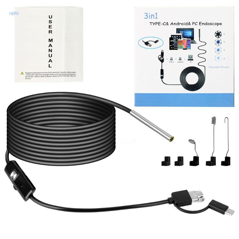 Camera nội soi NERV 3 trong 1 3.9MM IP67 USB