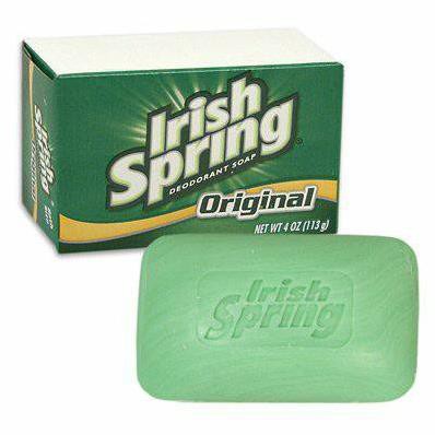 [Nhập khẩu Mỹ] Xà bông cục diệt khuẩn Irish Spring Deodorant Soap Original - 1 hộp (119gr)