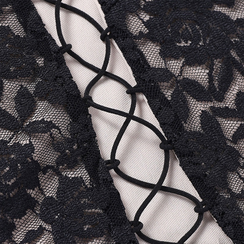 Xiangbao Nice Áo Crop Top Hai Dây Jacquard Cổ Chữ U Buộc Dây Gợi Cảm