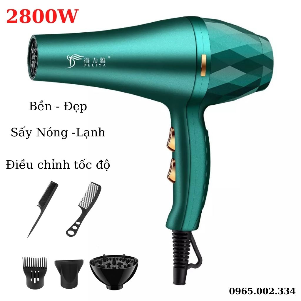 Máy sấy tóc 2 chiều, Máy sấy tóc DELIYA-2300, Sấy nhanh, công suất lớn - Bảo hành 12 tháng 1 đổi 1