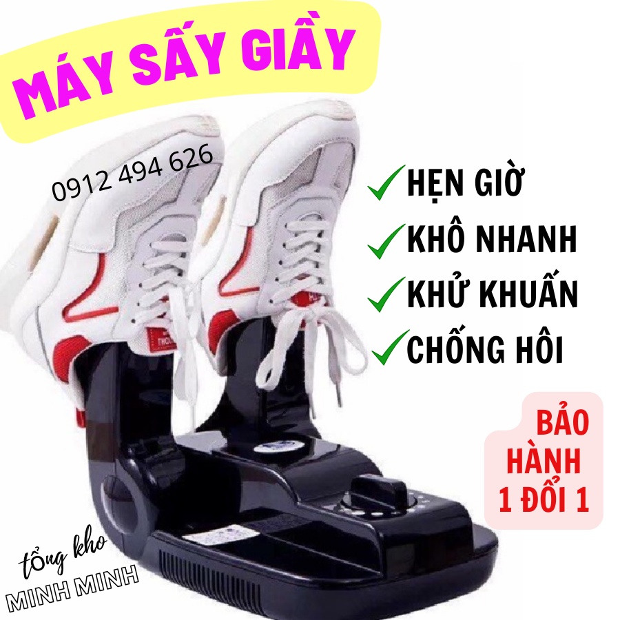Máy Sấy Giày, Máy Sấy Giầy Khử Mùi Diệt Khuẩn Cao Cấp- Cắm Điện- Loại To- Shoes Drier- Bảo Hành 1 đổi 1
