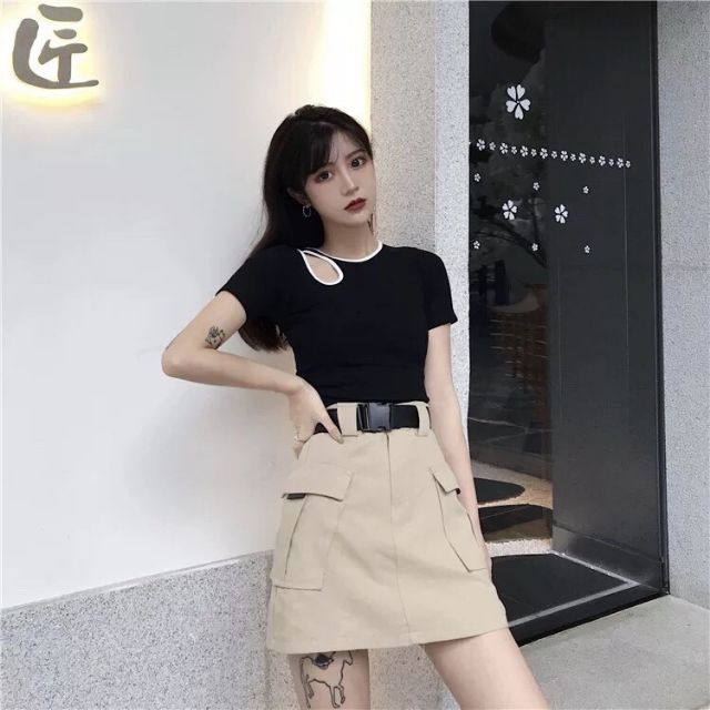 QUẦN GIẢ VÁY💕 FREESHIP 💕 GIẢM 3K (NHẬP MÃ SHOPA3N) KAKI TÚI HỘP NỮ (BOX SKIRT) | WebRaoVat - webraovat.net.vn